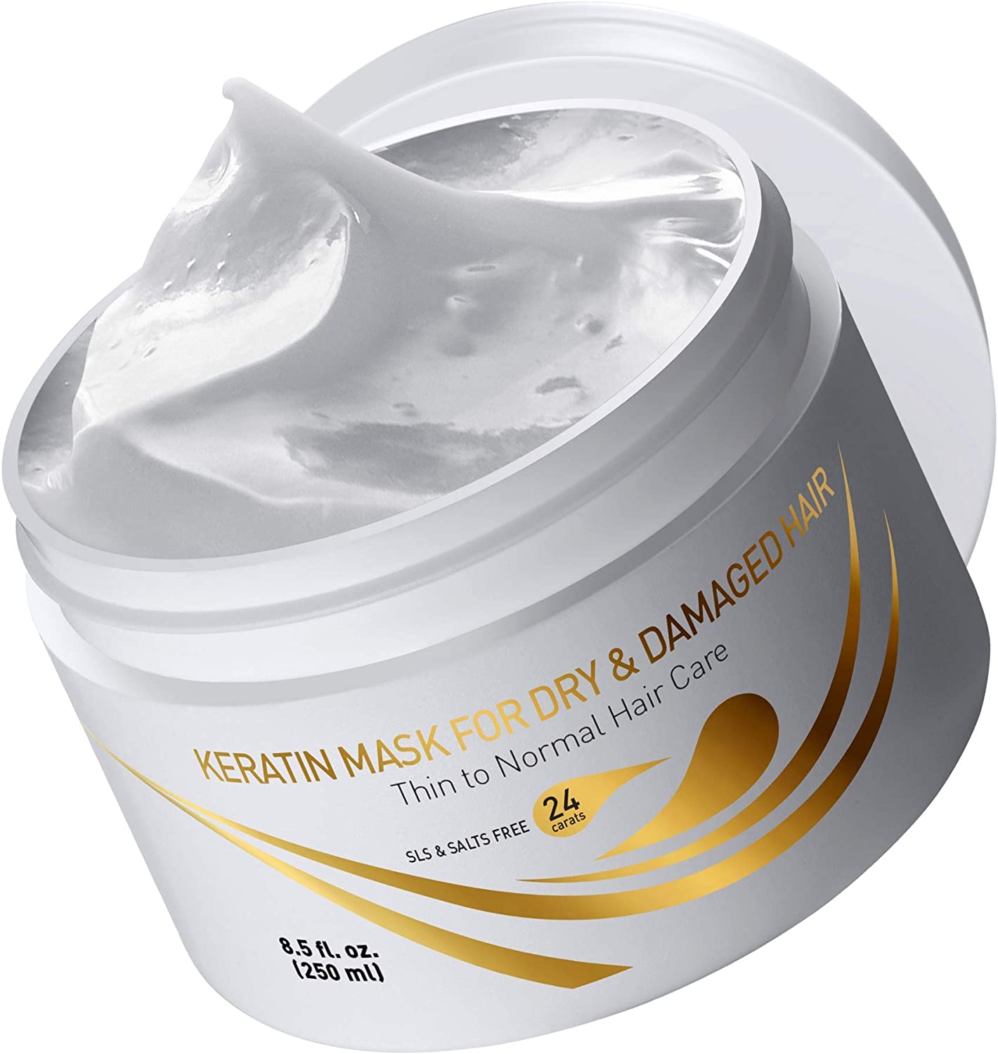 VITAMINS Hair Cosmetics Keratin Hair Mask for Damaged Hair, Protein Keratin Treatment Deep Conditioner for Dry Locks