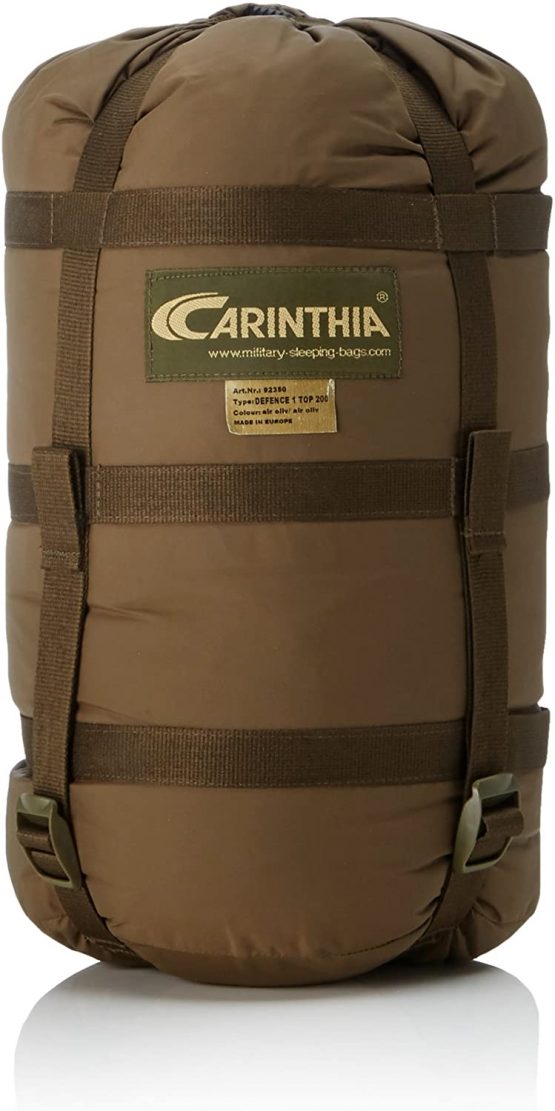Carinthia Defence 1 TOP 200 Sleeping Bag Centre Zip Olive - Image 3