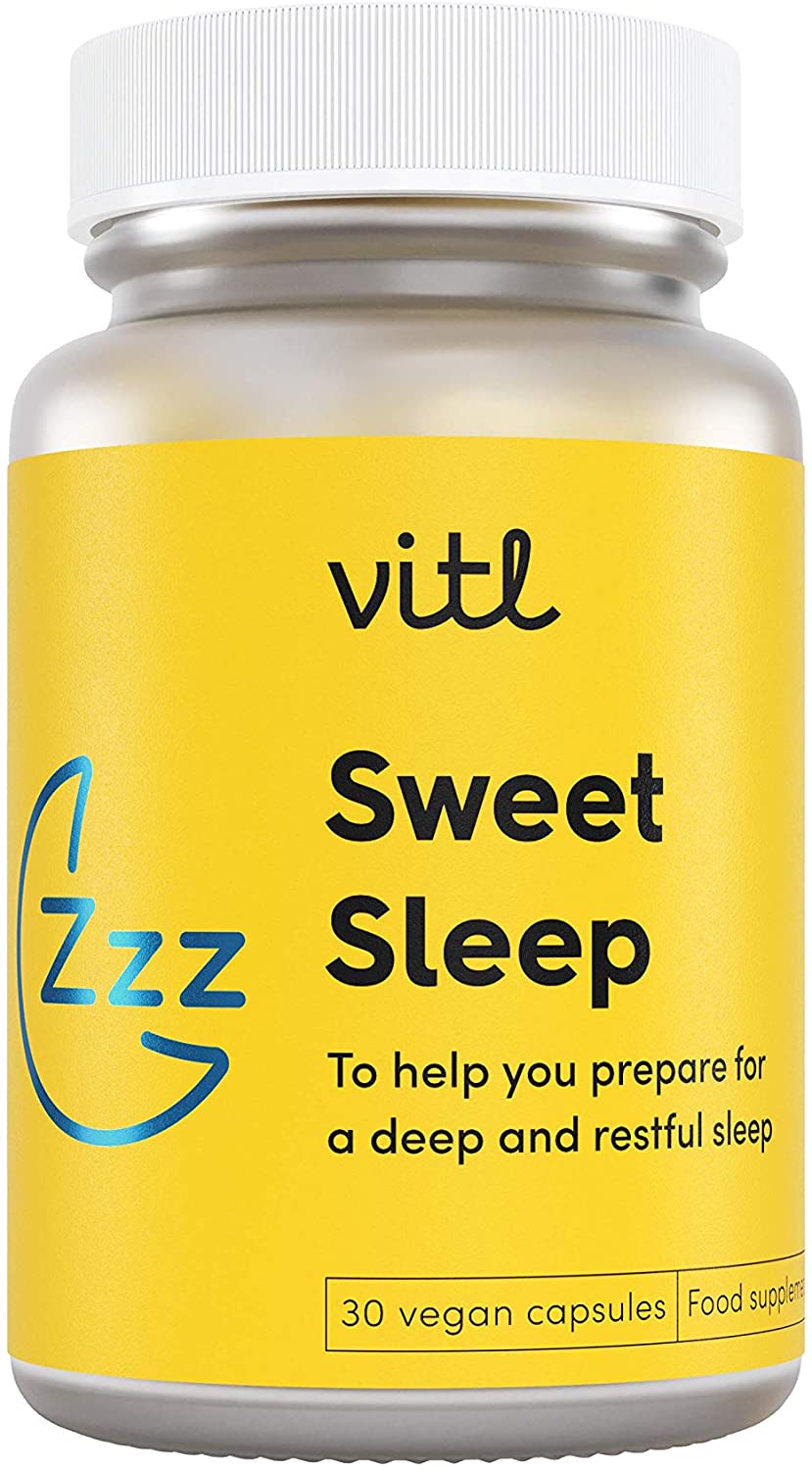 VITL Sweet Sleep Supplement, 30 Vegan Capsules, A Blend of Vitamins, Minerals