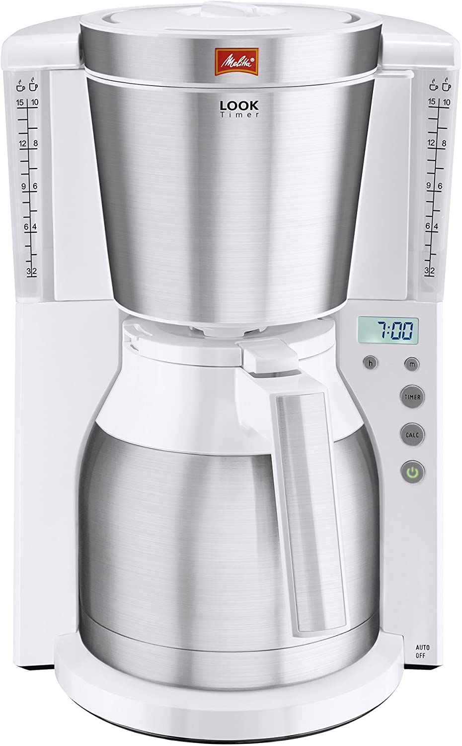 Melitta Filter Coffee Machine with Insulated Jug, Timer Feature, Aroma