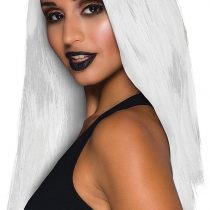 Bristol Novelty BW098 Long 18" Wig White, One Size