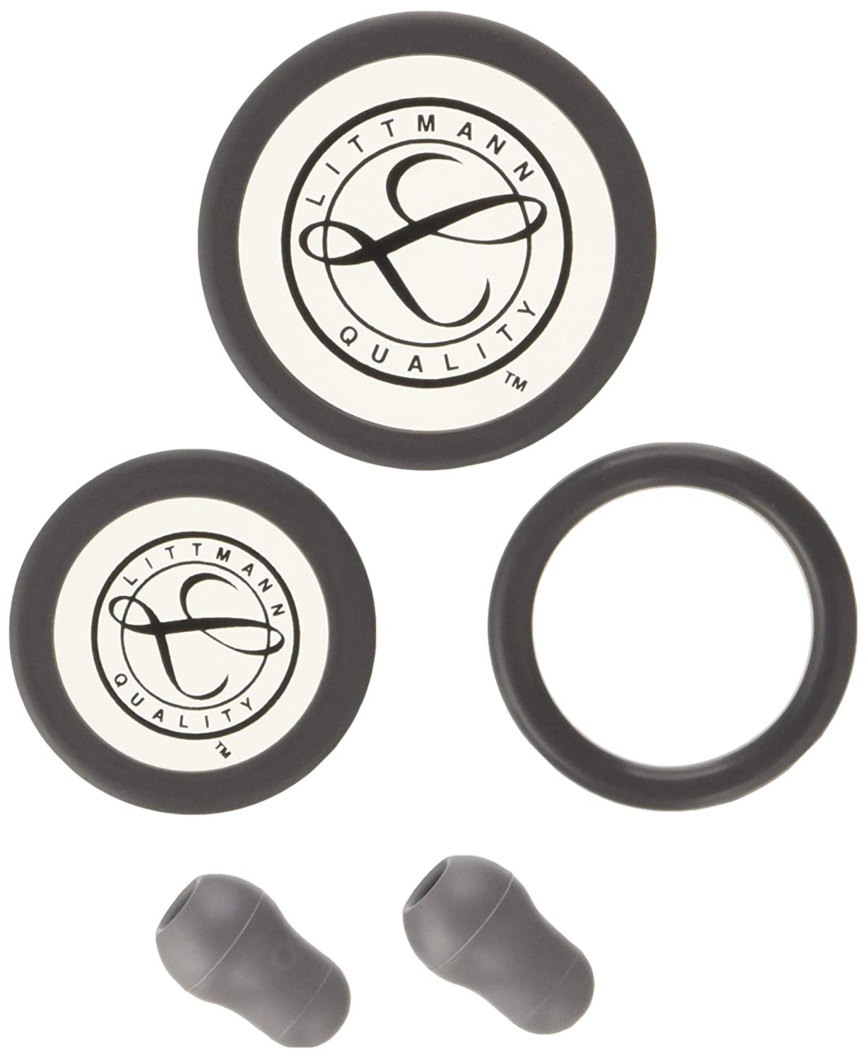 3M Littmann Stethoscope Spare Parts Kit, Classic III, Cardiology IV and CORE, Grey, 40017 - Image 3