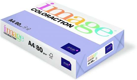 Image Coloraction Mid Lilac (Tundra) A4 210x297mm 80gm2 fsc4 500sh/RM 5rm/BX - Image 3