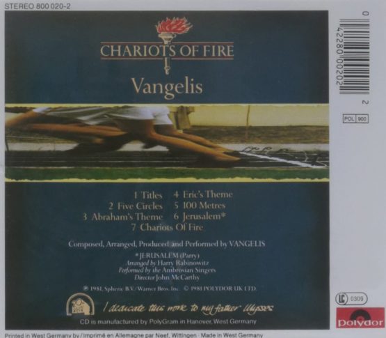 Chariots of Fire: Academy Award, Best Original Score 1981 - Image 2