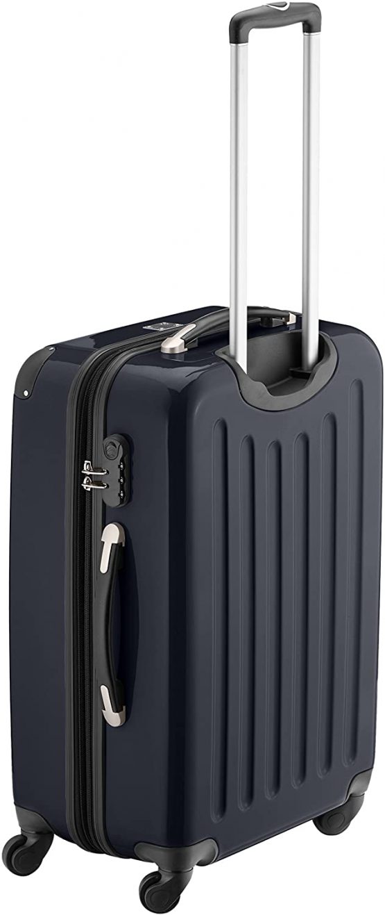 HAUPTSTADTKOFFER - Alex - Luggage Suitcase Hardside Spinner Trolley 4 Wheel Expandable, 65cm, black - Image 3