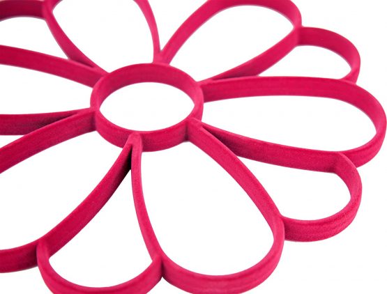 Pretty Flower Scarf Holder organiser with hanger - Overall Size 30cm - Image 4