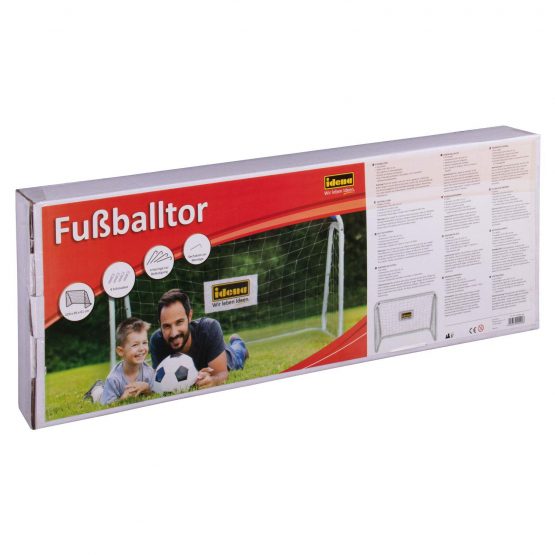 Idena 40099 Metal Football Goal Approx. 124 x 96 cm, White, 77 x 28 x 7 cm - Image 4