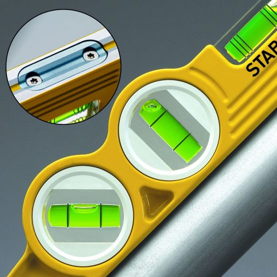 Stabila 16670 25 cmTorpedo Type 81 SV REM W360 Spirit Level, Yellow/Black - Image 2