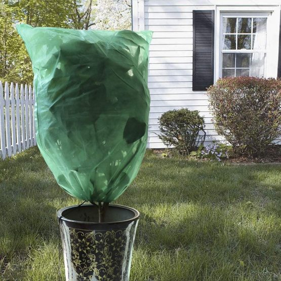 JK 3 PCS Plant Protection Bags, Garden Fleece Plant Cover Warming Jackets, Winter Frost Cold Garden Greenhouse Bags - 80 x 100 cm - Image 3