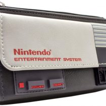 NES Console Theme Coin and Card Clutch Purse Grey