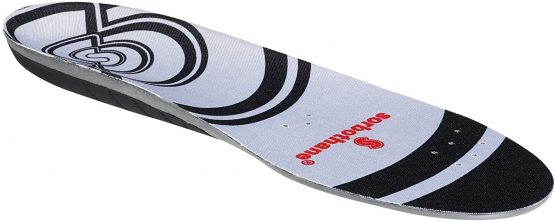 Sorbothane Sorbo Pro Insoles for Men and Women, Shock Absorbing, Anti Bacterial, Protection during Sport and Activity, Size 3-4.5 UK, 35-37 EU, Grey/Red - Image 2