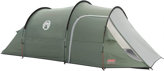 Coleman Tent Coastline 3 Plus, Compact 3 Man Tent, also Ideal for Camping in the Garden, 3 Person Tunnel Tent, Light Trekking and Camping Tent with Awning, Waterproof - Image 2