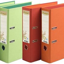 Exacompta Forever Prem'Touch Lever Arch File, A4, 80 mm Spine, 2 Rings - Assorted Colours, Pack of 10