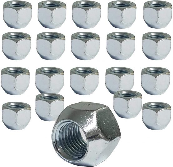 Wheel Nut for Ford Fiesta Escort Mondeo Kuga Focus B-Max Cougar C-Max Cosworth Orion Fusion KA Puma Scorpio Sierra StreetKA Windstar Granada Consul Conical Collar M12 x 1.5 Suitable for Steel Wheel Rims