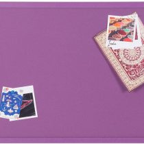 Bi-Office - School Bulletin Board in Cork - 60 x 40 cm 60x40 Violet