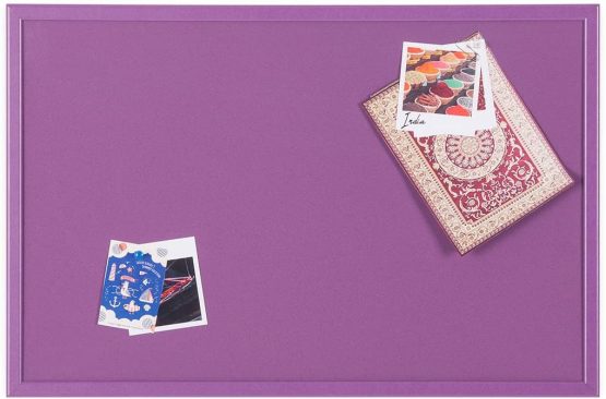 Bi-Office - School Bulletin Board in Cork - 60 x 40 cm 60x40 Violet