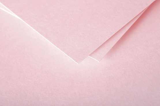 Clairefontaine Pollen Card, 82 x 128 mm, 210 g - Pink, Pack of 25 - Image 2