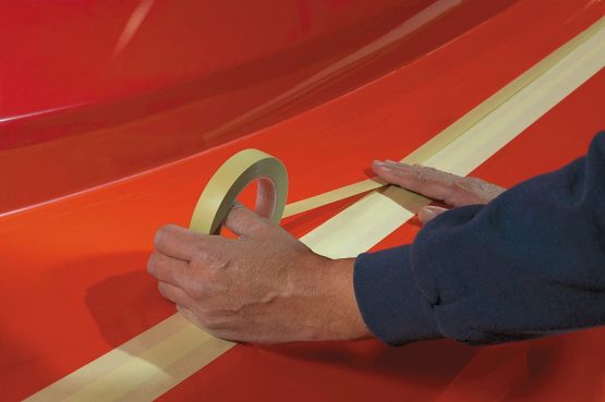 3M 218 Fine Line Tape, 19 mm x 55 m, Olive - Image 3