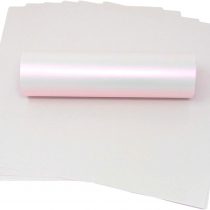 A4 Paper Ivory with Pink Pearlescent Shimmer Paper 100gsm Suitable for Inkjet and Laser Printers (20)