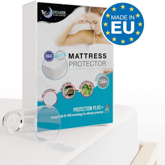 Mattress Protector Super King 180 x 200 cm (6ft x 6ft 6") Waterproof Dreamzie - Made in EU & OEKO-TEX® Certified