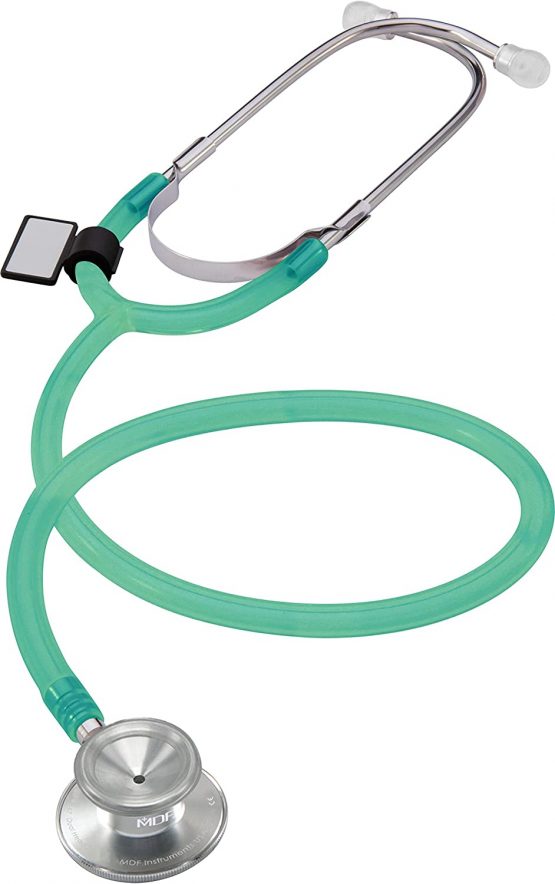 MDF® Dual Head Lightweight Stethoscope - Translucent Green (MDF747I-AN)