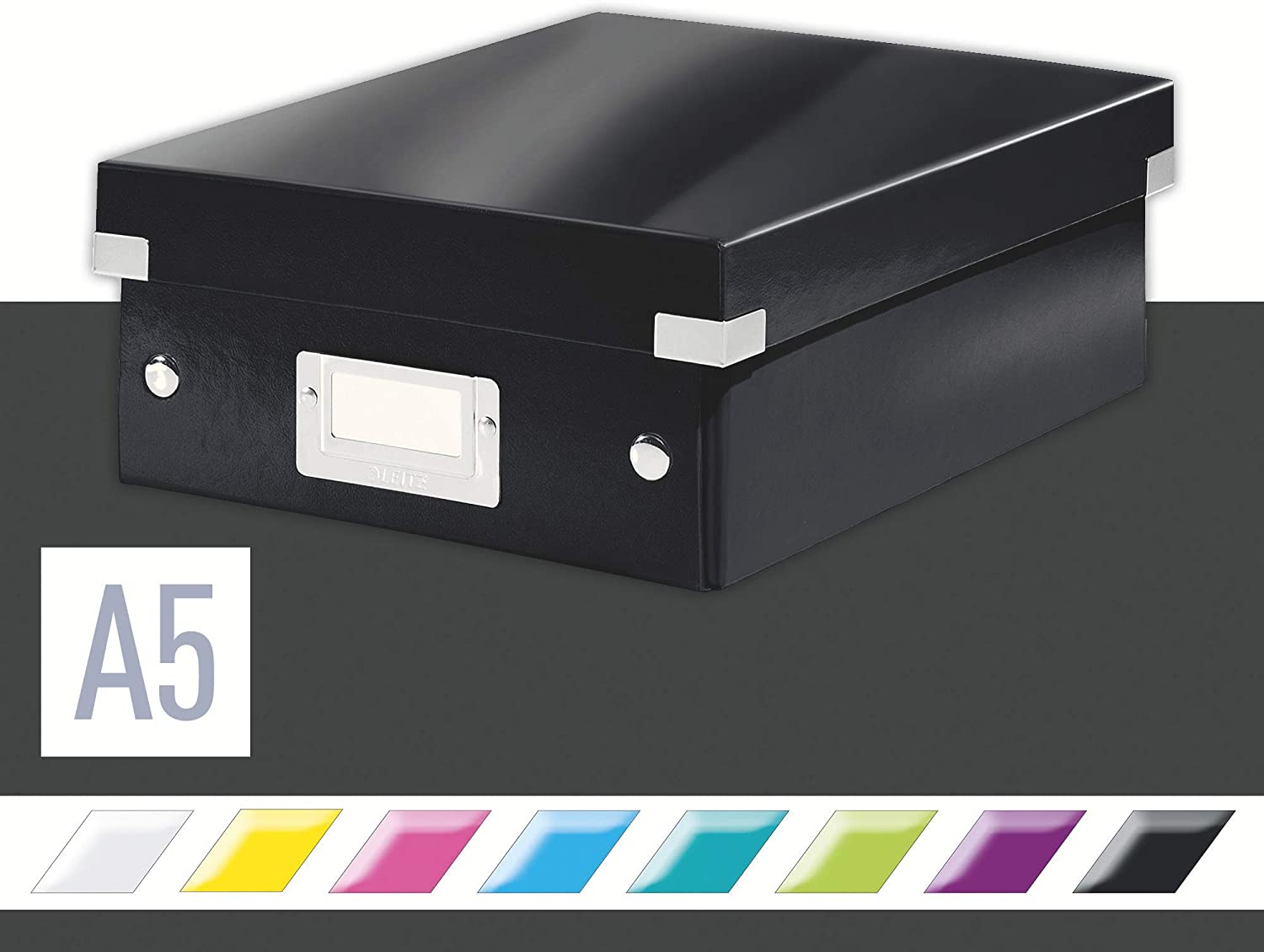 Leitz Organiser Box, Click and Store Range 60570095 - Small, Black