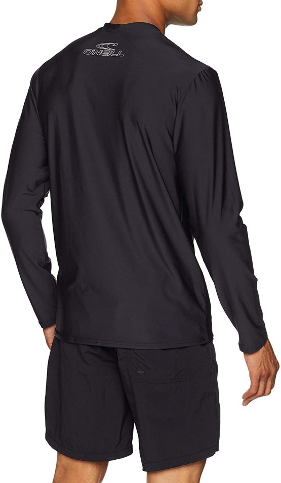 O'Neill Wetsuits Men's Basic Skins Long Sleeve Rash Vest - Image 2