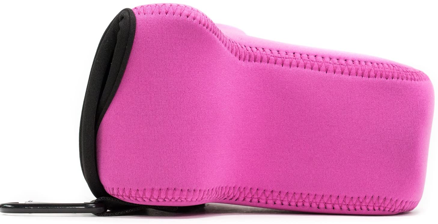 MegaGear MG579 Ultra Light Neoprene Camera Case for Fujifilm X-T30, X-T20 (16-50mm / 18-55mm Lenses), X-T10 -Hot Pink - Image 3