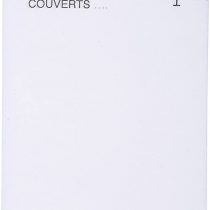 Exacompta 96201e Hotel Vertical Format Pack of 10 Blocks Master with 50 Sheets 15 x 8 cm [