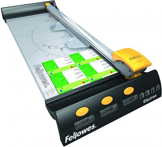 Fellowes 5410401 Small Office Rolling Paper Cutter Electron A4 - Black/Metal - Image 4