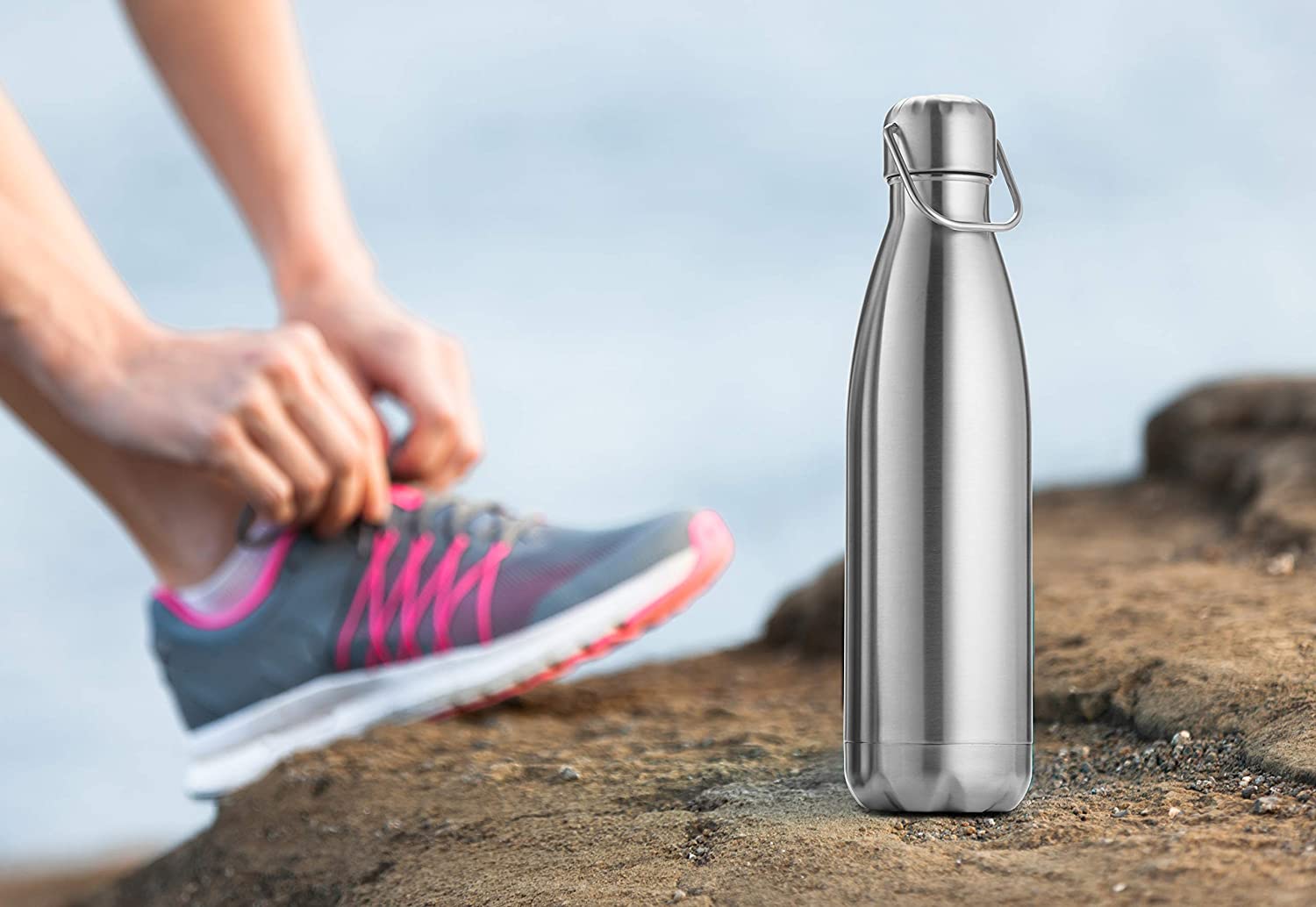 Treasure Stainless Steel Water Bottle, Drink Bottle Leak-Proof Double –  TREASURE EXPORTS