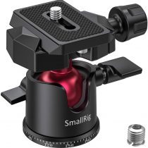 SMALLRIG Tripod Ball Head 360° Panoramic Ballhead with 1/4 Arca-Swiss Compatible Quick Release Plate and Bubble Level for DSLR Cameras, Tripods and Monopods - BUT2665