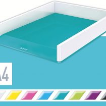 Leitz WOW Letter Tray Dual Colour, Ice Blue
