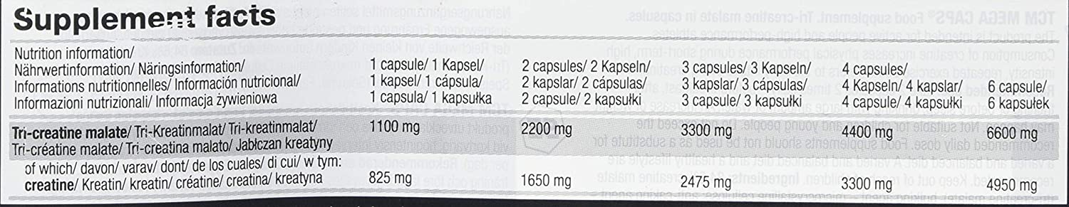 OLIMP SPORT NUTRITION Olimp TCM Capsules, 1100 mg, Pack of 400 Mega Capsules, 400 count (Pack of 1) - Image 4