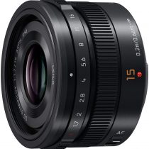 Panasonic H-X015E-K LEICA DG SUMMILUX 15mm F1.7 ASPH Lens - Black