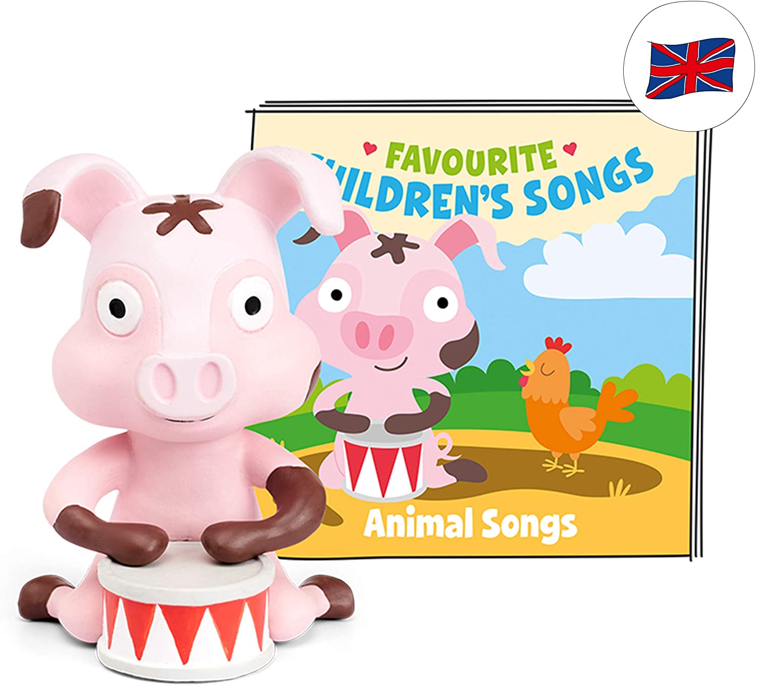 tonies® audio characters - MUSIC TONIE Animal Songs - tonie Figurine for TONIEBOX Audioplayer Device English Language