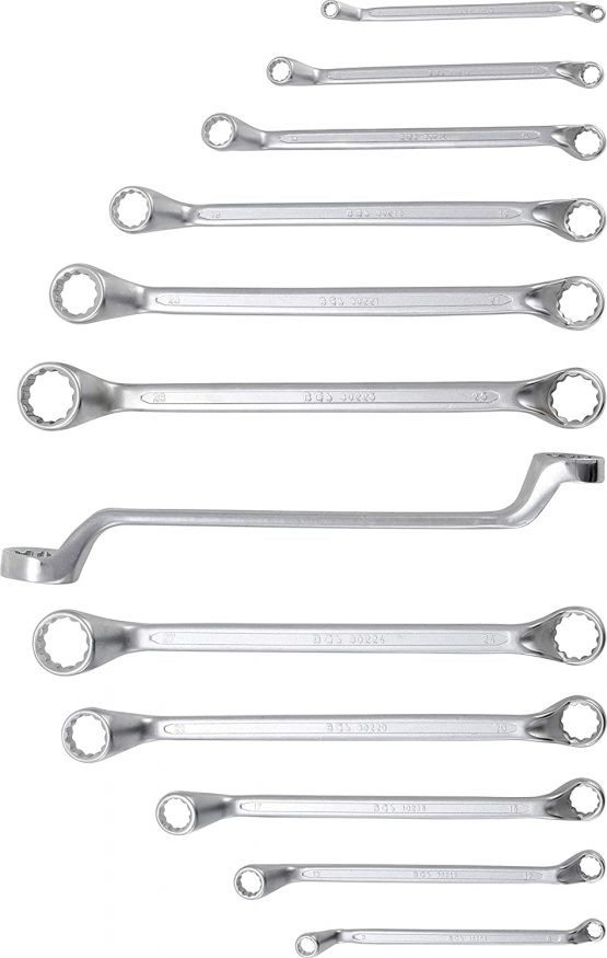 BGS 30200 | Double Ring Spanner Set | offset | 6 - 32 mm | 12 pcs. - Image 2