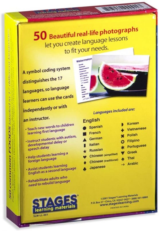 Lang-O-Learn Cards, Food (Pack of 50) [Toy] [Toy] [Toy] [Toy] [Toy] [Toy] [Toy] - Image 2