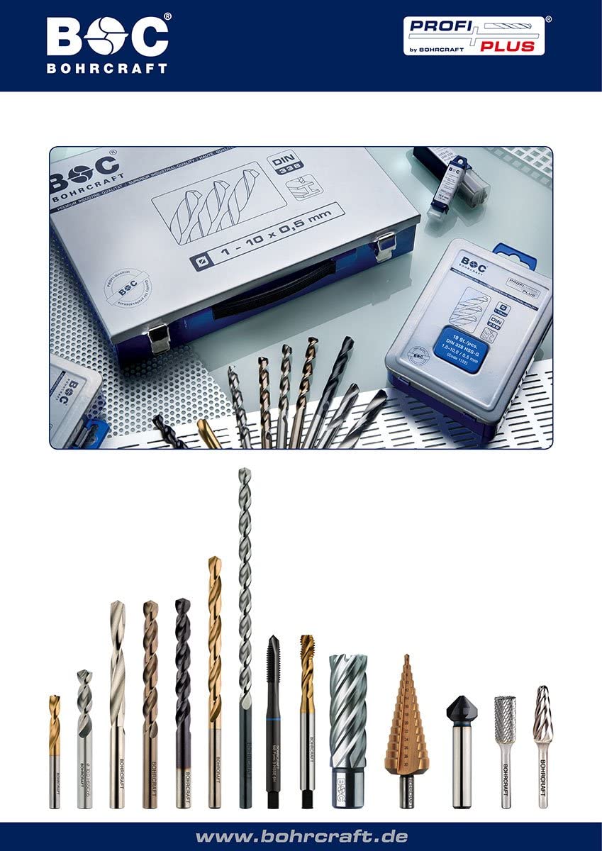 Bohrcraft Twist Drill Bit Set HSS-G in Industry Box MG13/Diameter 1 - 13 x 0.5 mm/25 Sheets/1120 13 10025 - Image 3