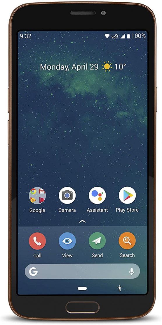 Doro 8080 Unlocked 16 MP Camera Smartphone for Seniors with 5.7" Display, GPS Localisation and Cradle Included (Black) [UK and Irish Version]