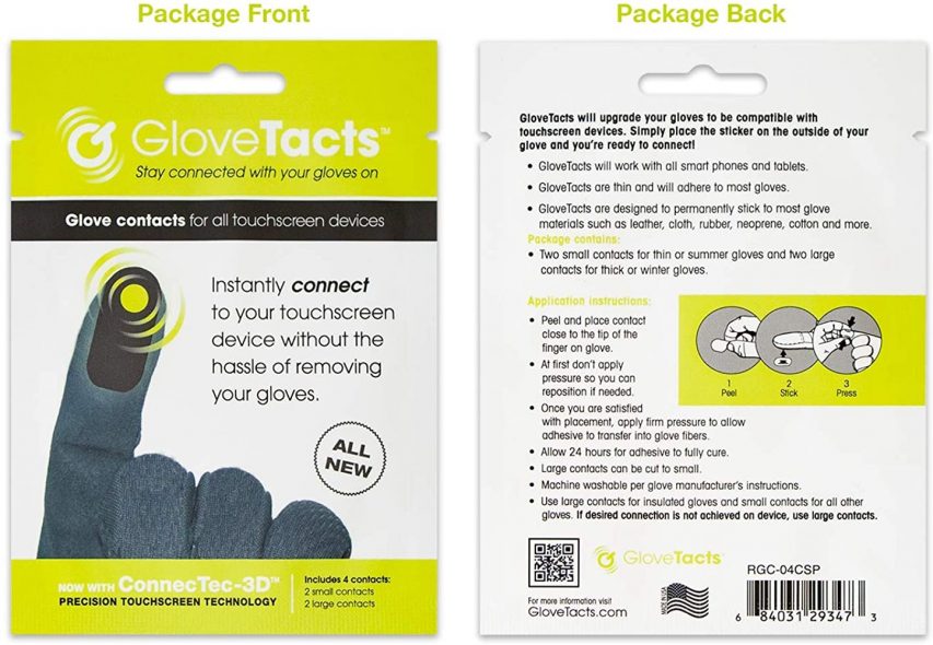 GloveTacts V2 Smart Fingertip Glove Touch Stickers BigaMart