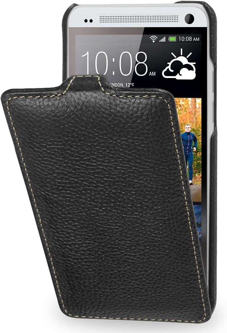 Stylish Leather Case Ultraslim for HTC One Mini Black