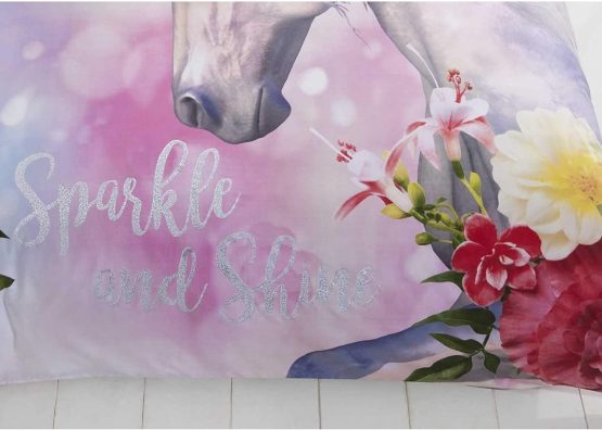 Rapport Home Unicorn Duvet Cover and 2 Pillowcase Bed Set, Polyester-Cotton, Multicolor, 200 x 200 cm - Image 4