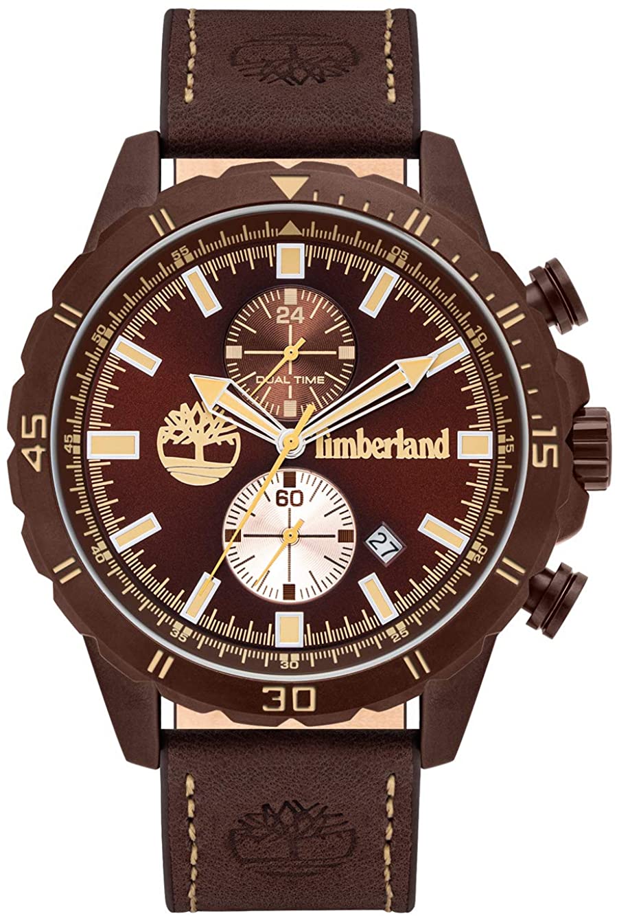 TIMBERLAND Men Stainless Steel Jewellery Set - TBL16003JYBN.12, Brown