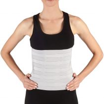 Soles Compression Abdominal Binder, Post-Surgical and Postpartum Belly Wrap, Adjustable Belly Wrap Supports Muscle & Skeletal Stability, Unisex, One Size Fits Most