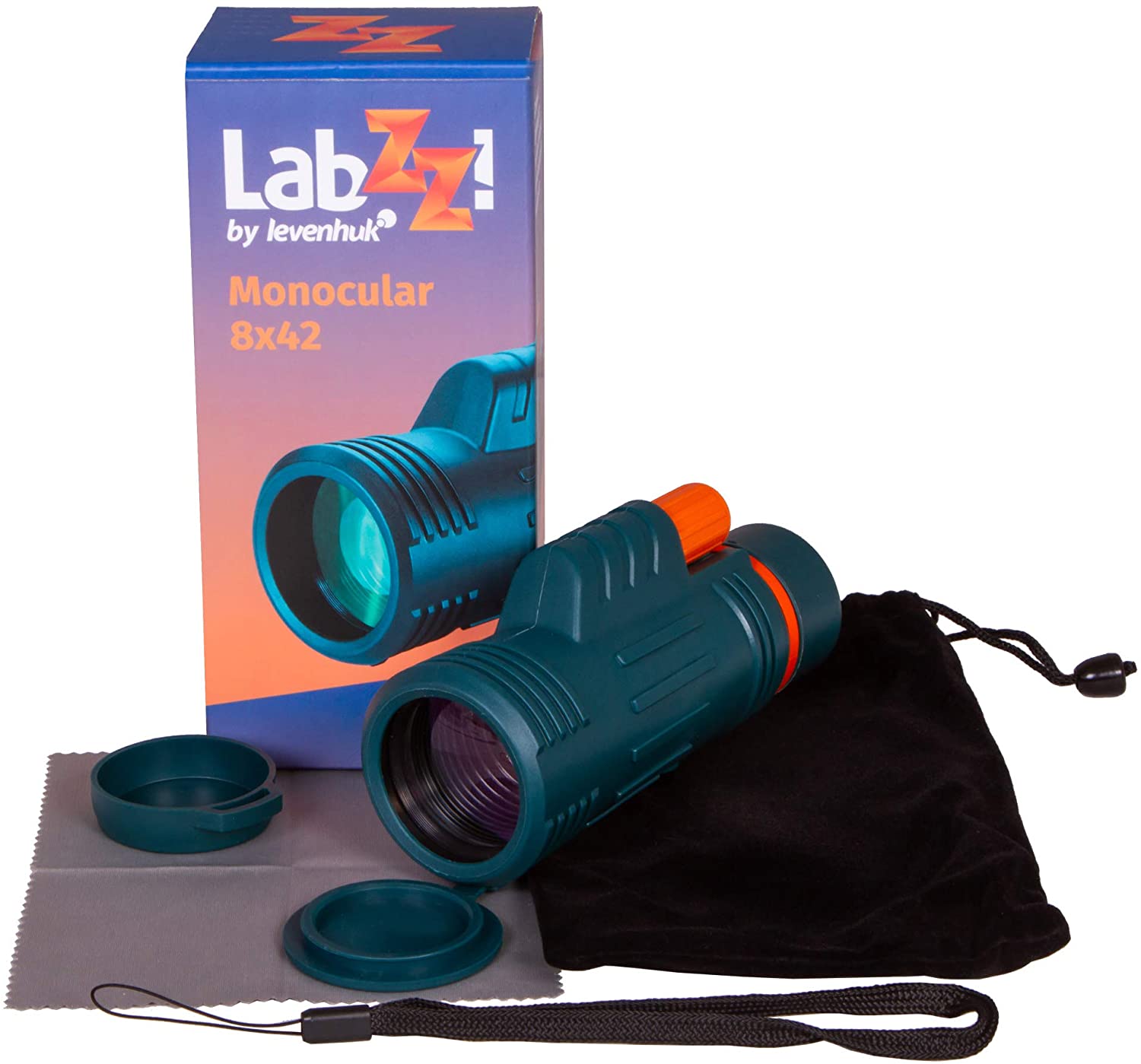 Levenhuk LabZZ MC4 Compact Lightweight Kids Monocular with 8x Magnification and Multi-Coated BK-7 Glass Optics for Clear and Sharp Image - Image 2