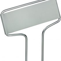 GardenMate Set of 25 weatherproof Banner metal plant labels, Height 30cm, Label Area 6.5 x 2.2cm