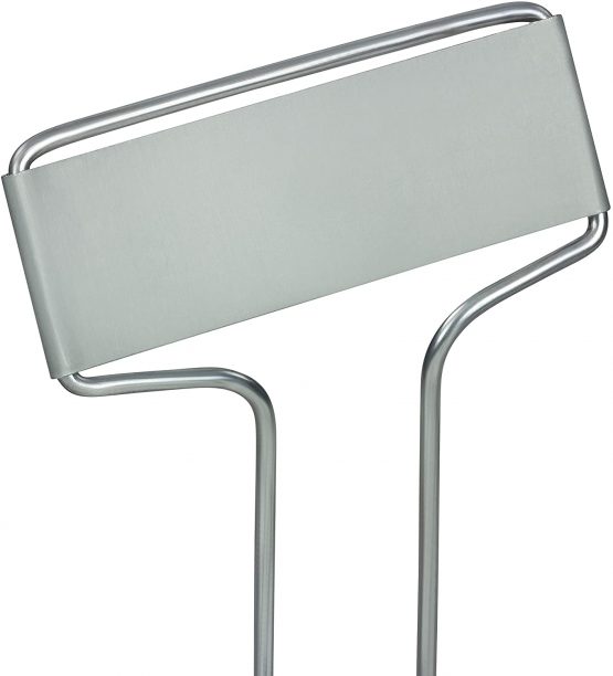 GardenMate Set of 25 weatherproof Banner metal plant labels, Height 30cm, Label Area 6.5 x 2.2cm