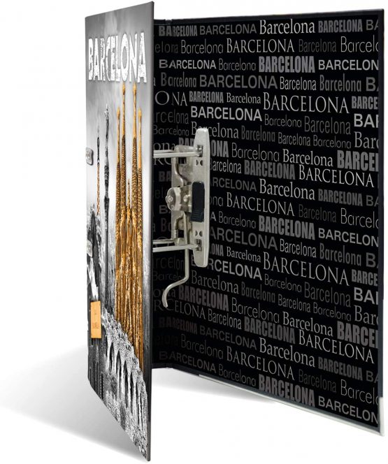 HERMA Lever Arch File Trend Cities with Barcelona Motif, A4, 70 mm Spine, with Inner Print, 1 Folder - Image 2