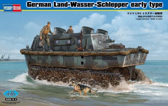 Hobbyboss 1:35 Scale German Land-Wasser-Schlepper Early Type Assembly Kit